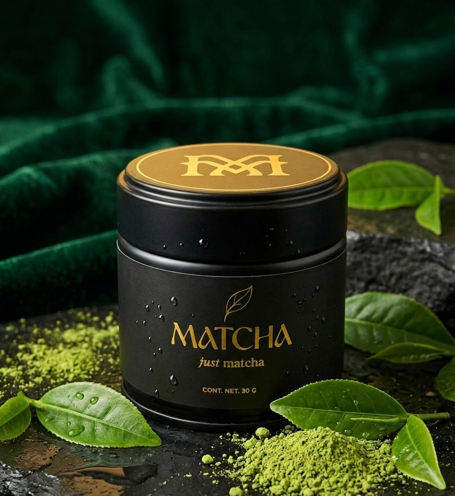 Matcha ceremonial japonés Yutakamidori en polvo, Kagoshima Japón