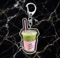 Llavero Acrílico "I Love You So Matcha"